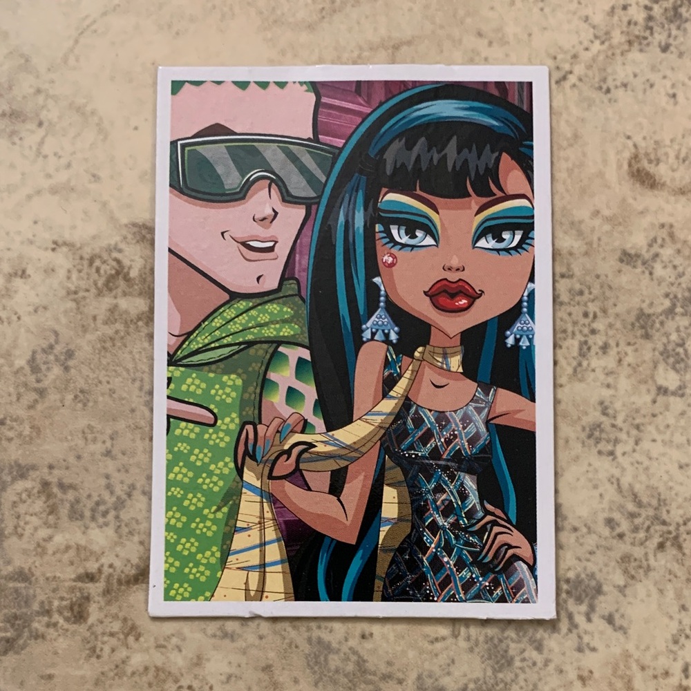 Rare. Monster High Trading Card. Cleo de Nile
